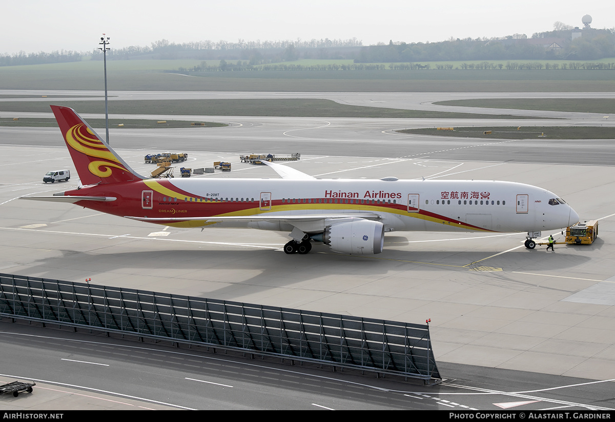 Aircraft Photo of B-208T | Boeing 787-9 Dreamliner | Hainan Airlines | AirHistory.net #182725