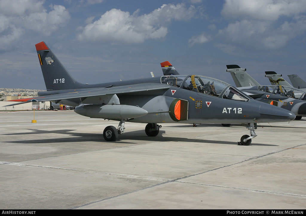 Aircraft Photo of AT12 | Dassault-Dornier Alpha Jet 1B | Belgium - Air Force | AirHistory.net #182730