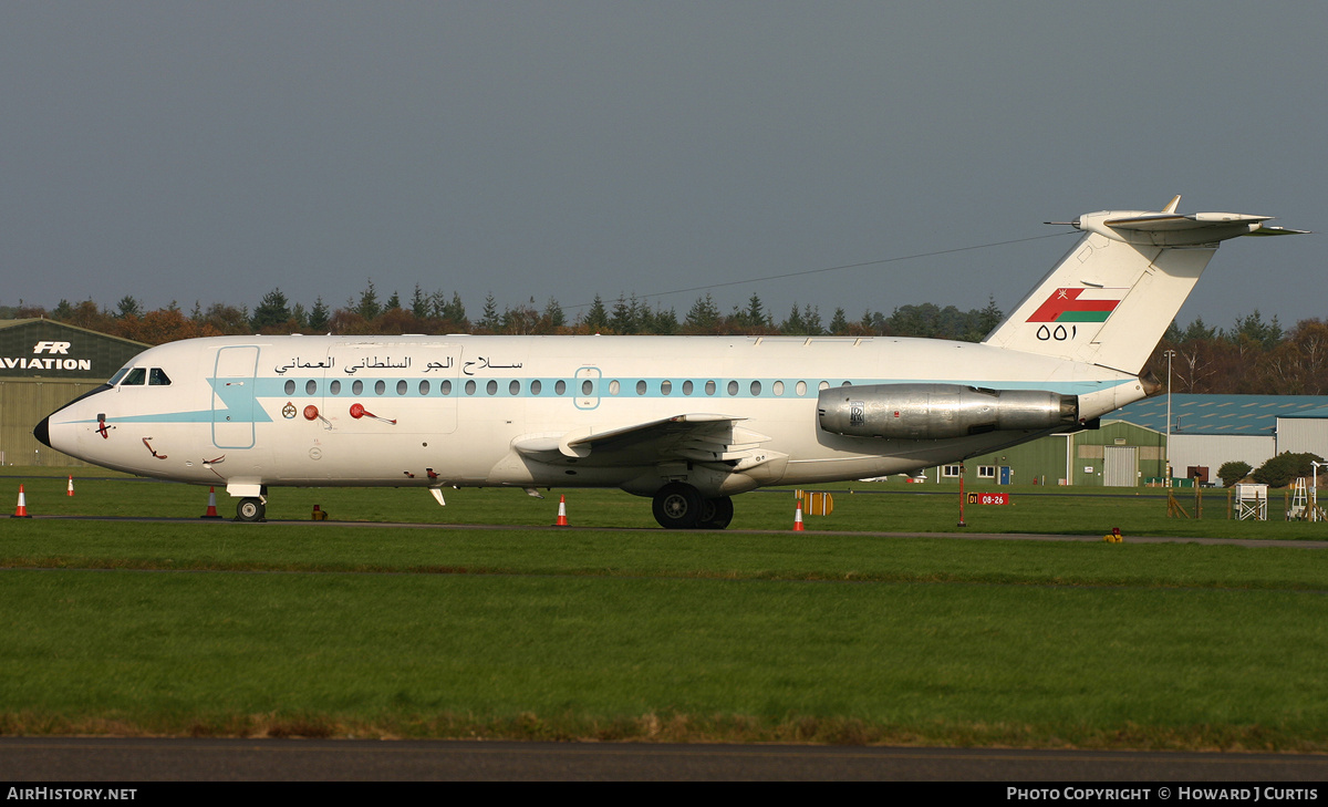 Aircraft Photo of 551 / ٥٥١ | BAC 111-485GD One-Eleven | Oman - Air Force | AirHistory.net #182750