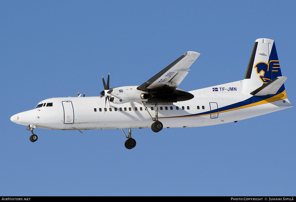 Aircraft Photo of TF-JMN | Fokker 50 | Flugfélag Íslands - Air Iceland | AirHistory.net #182771
