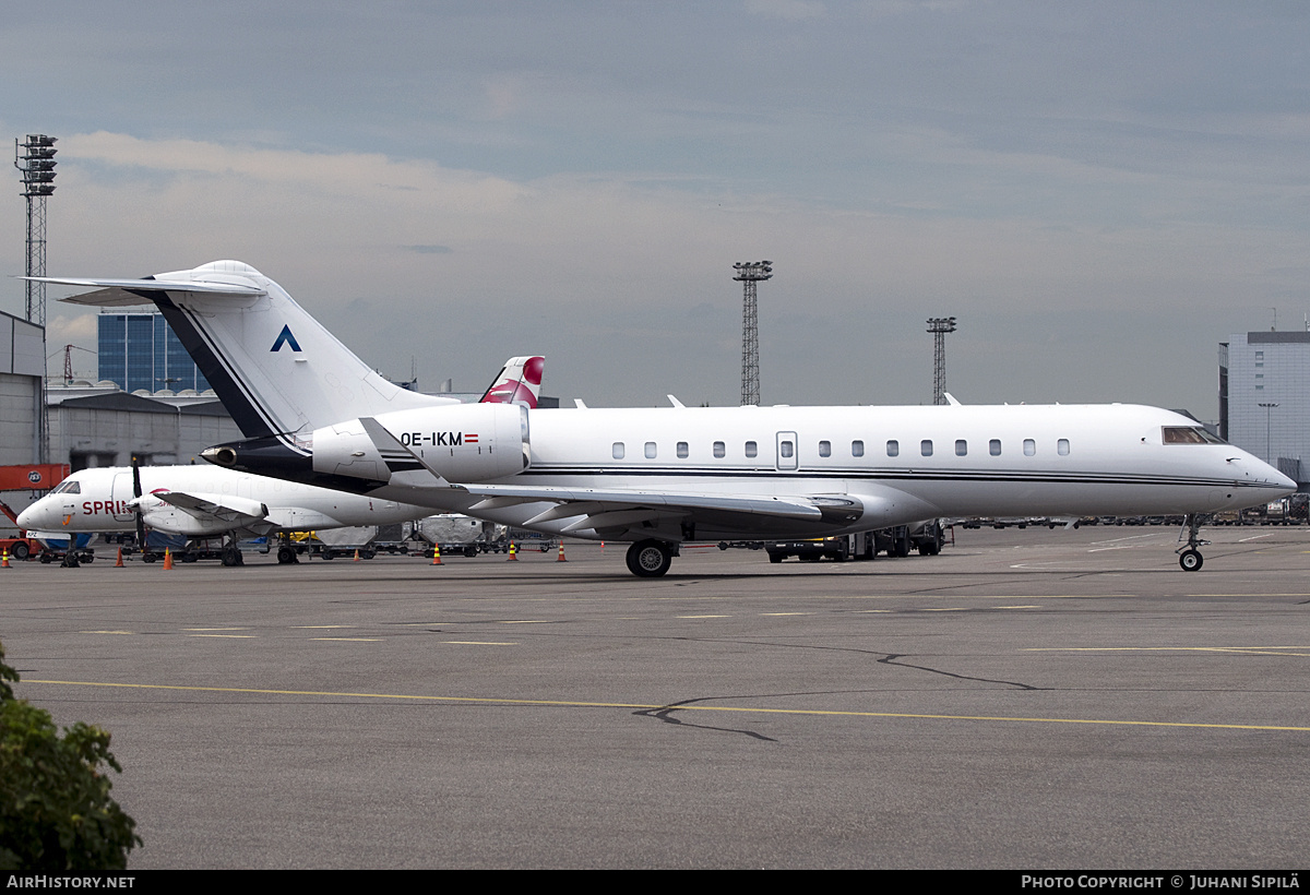Aircraft Photo of OE-IKM | Bombardier Global Express (BD-700-1A10) | AirHistory.net #182772