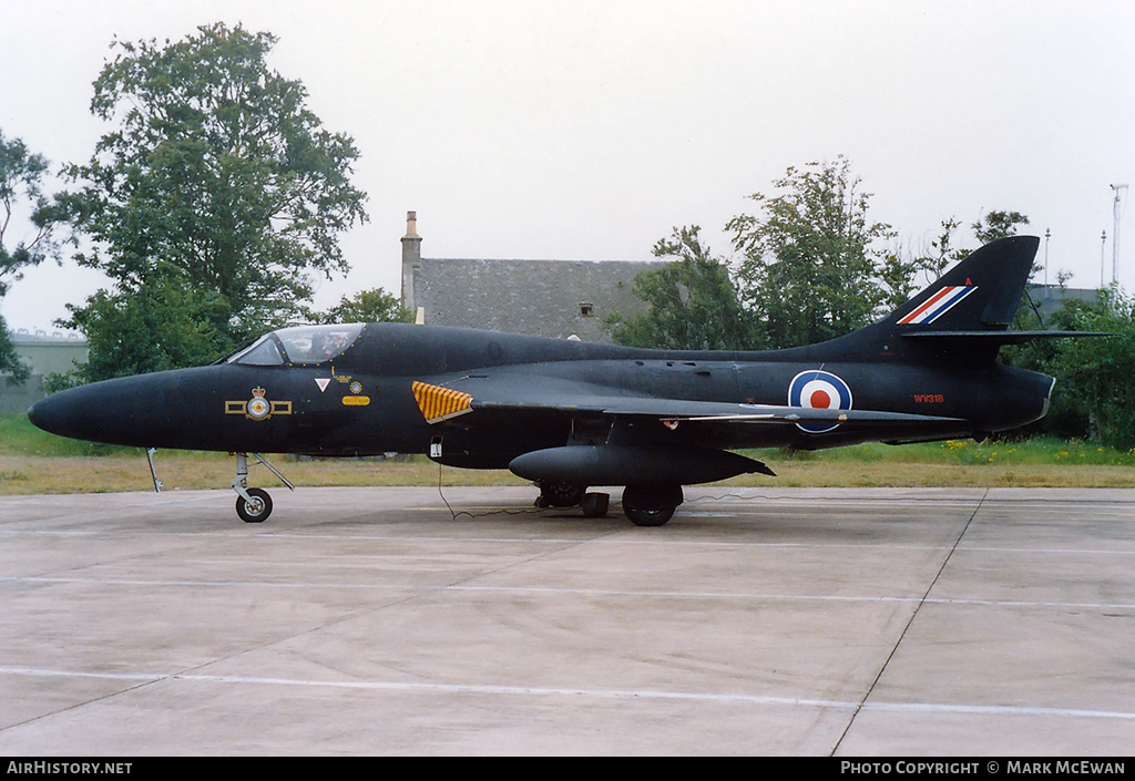 Aircraft Photo of WV318 | Hawker Hunter T7A | UK - Air Force | AirHistory.net #182773