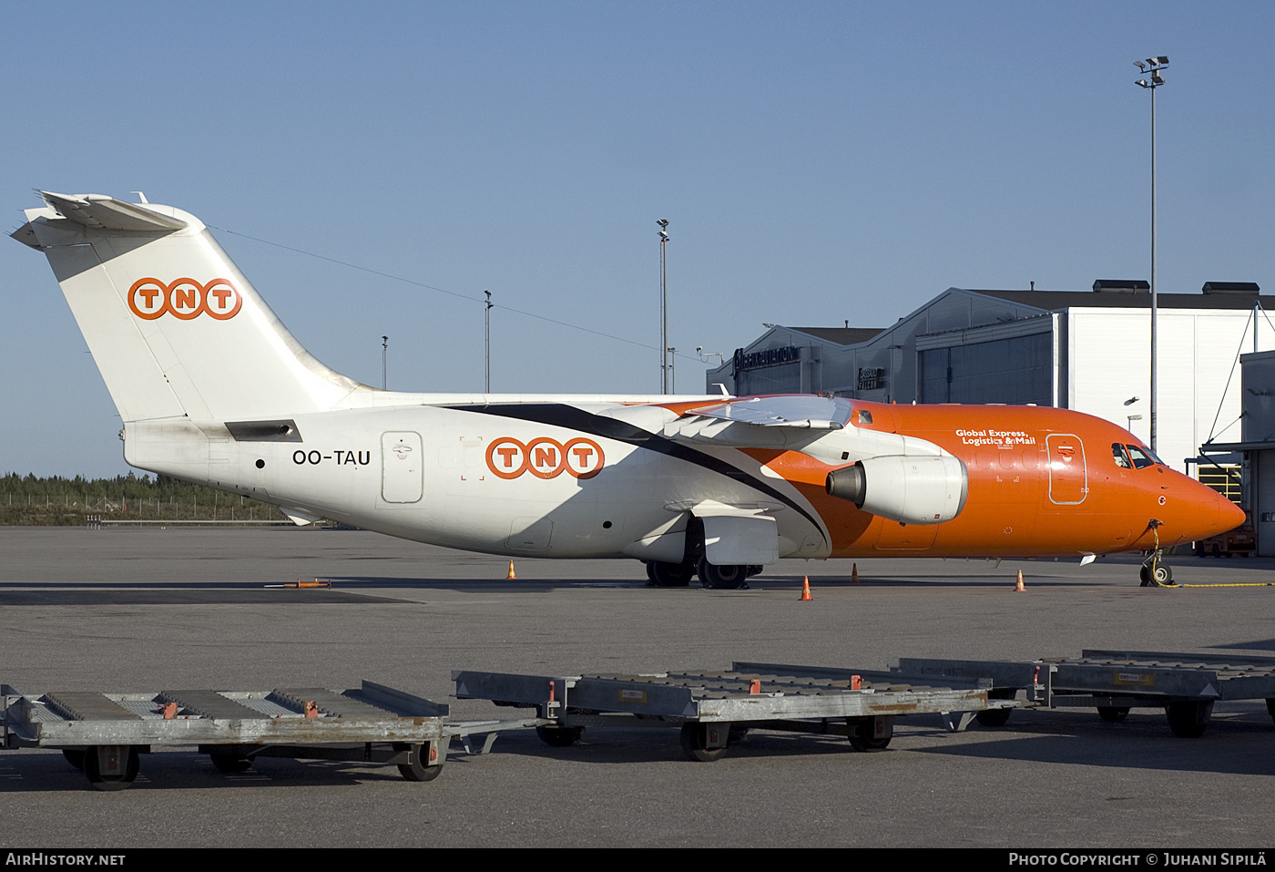 Aircraft Photo of OO-TAU | British Aerospace BAe-146-200QT Quiet Trader | TNT Airways | AirHistory.net #182783