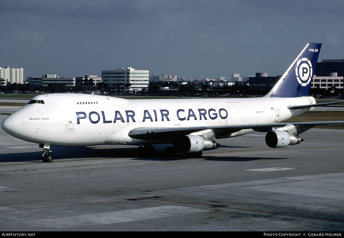 Aircraft Photo of N851FT | Boeing 747-122(SF) | Polar Air Cargo | AirHistory.net #182794