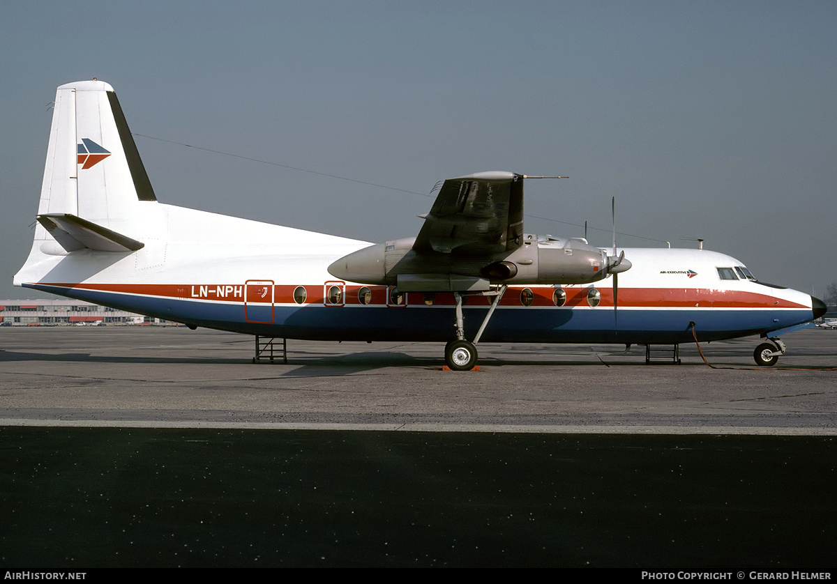 Aircraft Photo of LN-NPH | Fokker F27-300 Friendship | Air Executive Norway | AirHistory.net #182806