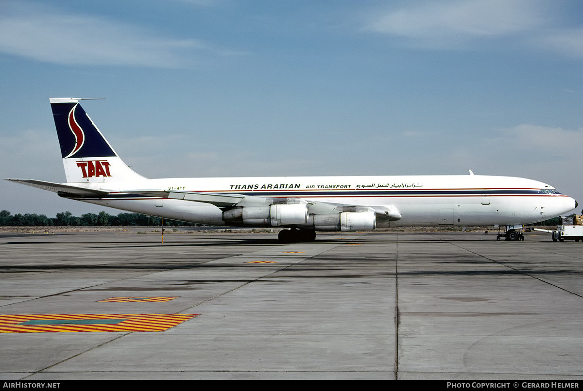 Aircraft Photo of ST-APY | Boeing 707-351C | Trans Arabian Air Transport - TAAT | AirHistory.net #182838