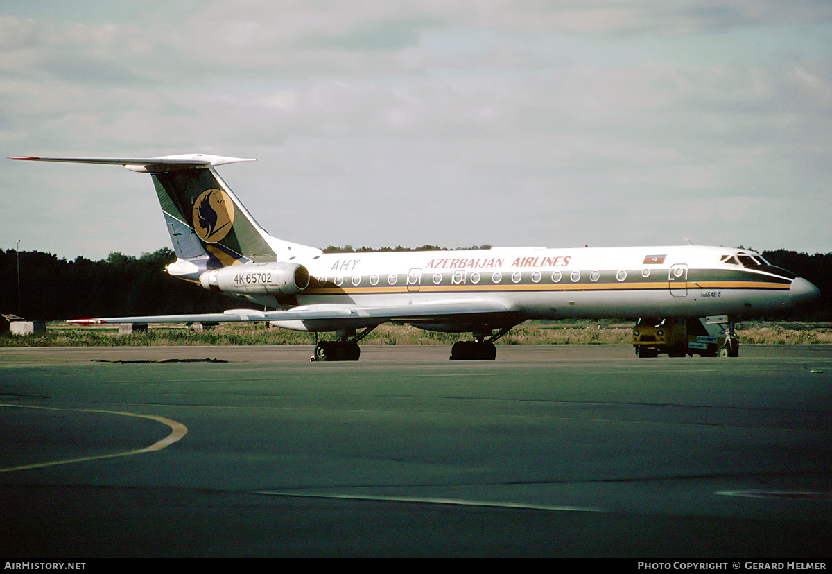 Aircraft Photo of 4K-65702 | Tupolev Tu-134B-3 | Azerbaijan Airlines - AZAL - AHY | AirHistory.net #182856