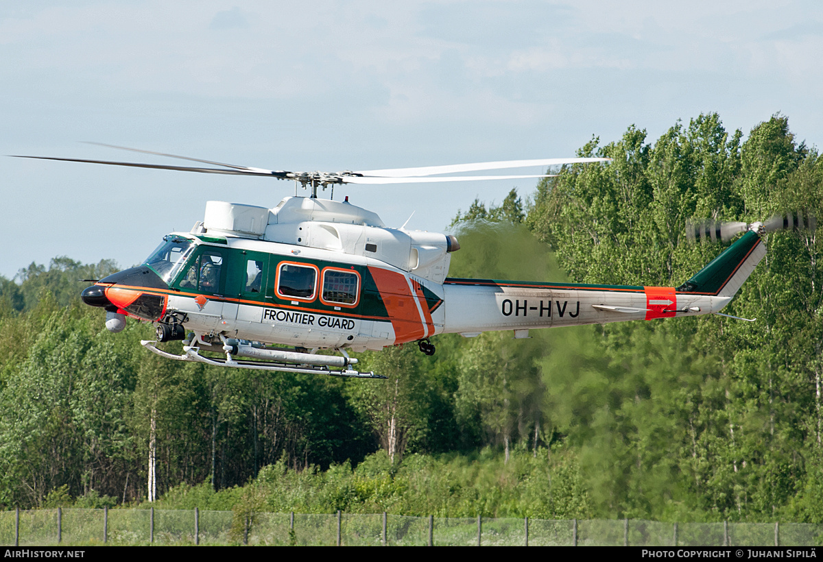Aircraft Photo of OH-HVJ | Agusta AB-412EP Grifone | Rajavartiolaitos - Finnish Border Guard | AirHistory.net #182869