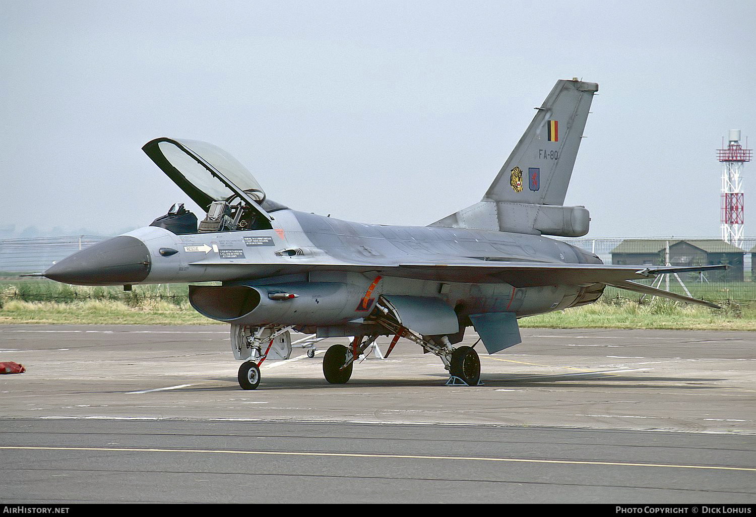 Aircraft Photo of FA-80 | General Dynamics F-16A Fighting Falcon | Belgium - Air Force | AirHistory.net #182872