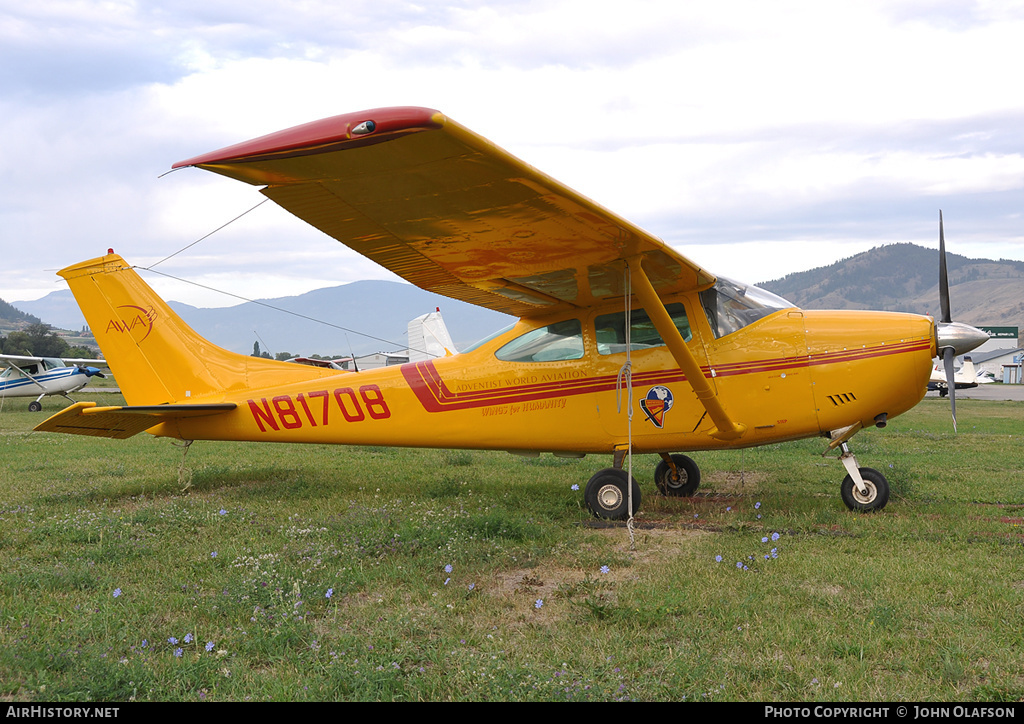 Aircraft Photo of N81708 | Cessna 182N | AWA - Adventist World Aviation | AirHistory.net #182878