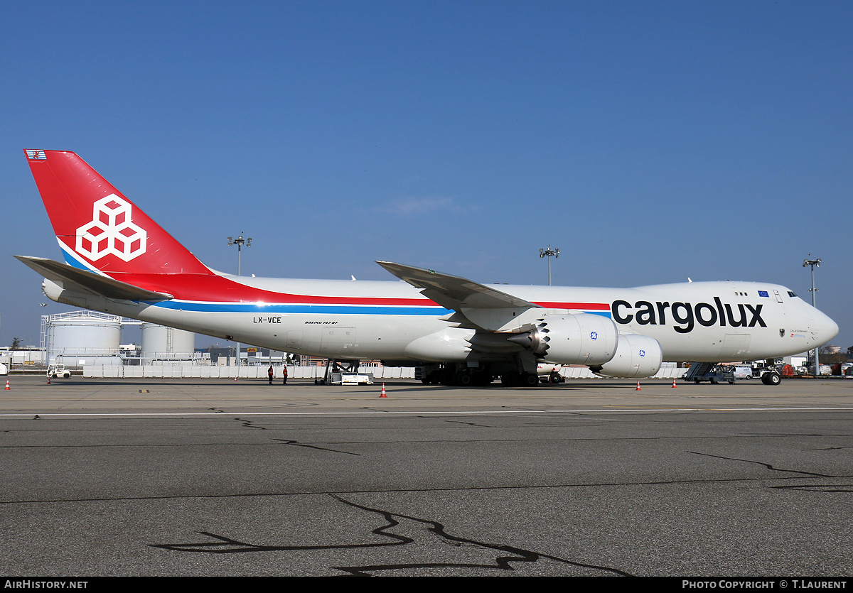 Aircraft Photo of LX-VCE | Boeing 747-8R7F/SCD | Cargolux | AirHistory.net #182895