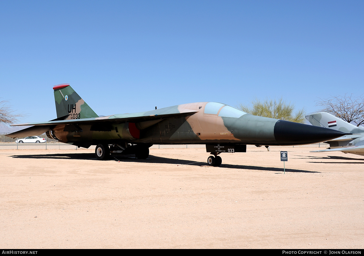 Aircraft Photo of 68-0033 / AF68-033 | General Dynamics F-111E Aardvark | USA - Air Force | AirHistory.net #182906