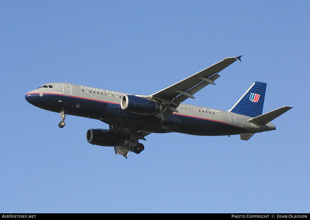 Aircraft Photo of N424UA | Airbus A320-232 | United Airlines | AirHistory.net #182907