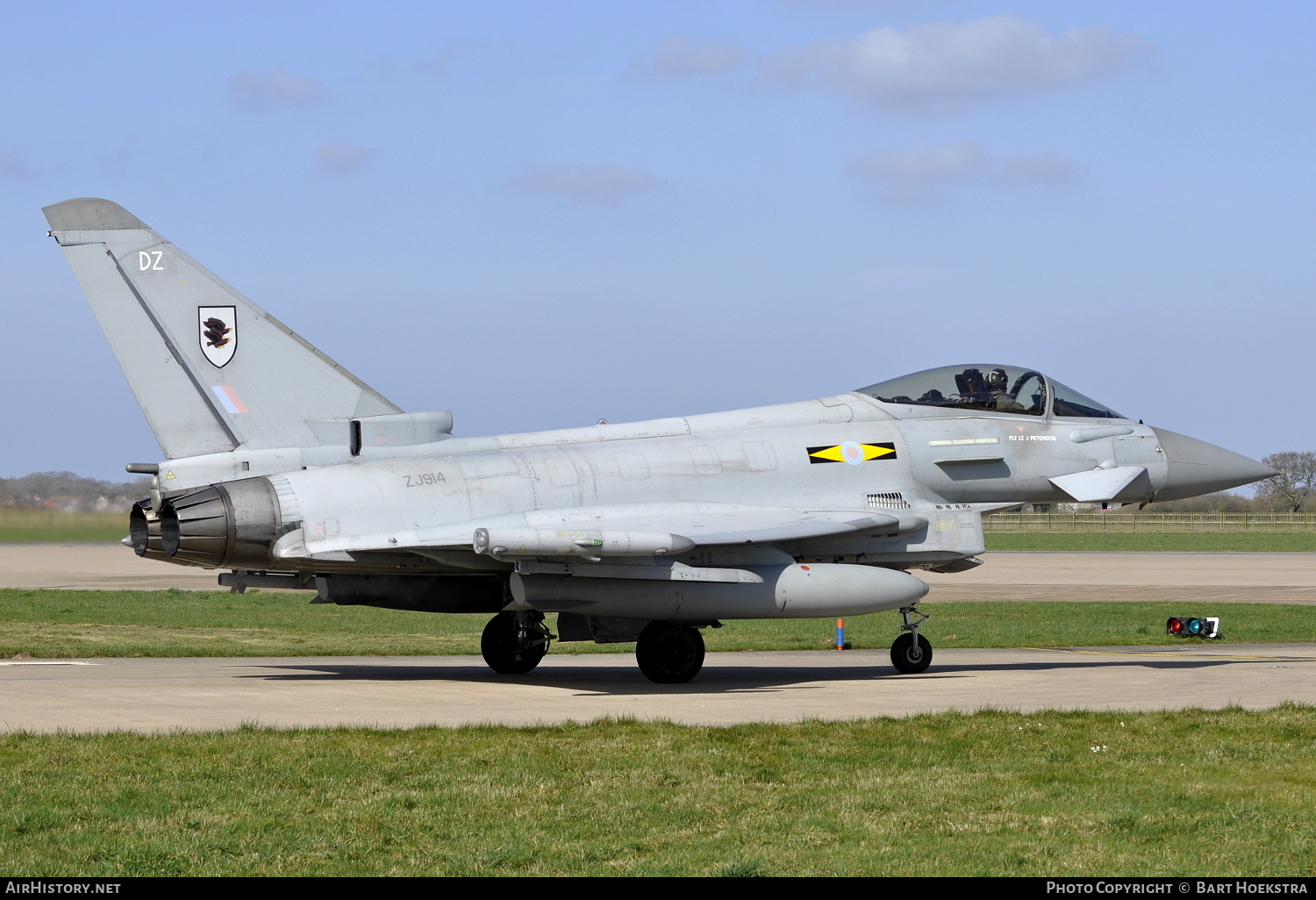 Aircraft Photo of ZJ914 | Eurofighter EF-2000 Typhoon FGR4 | UK - Air Force | AirHistory.net #182921