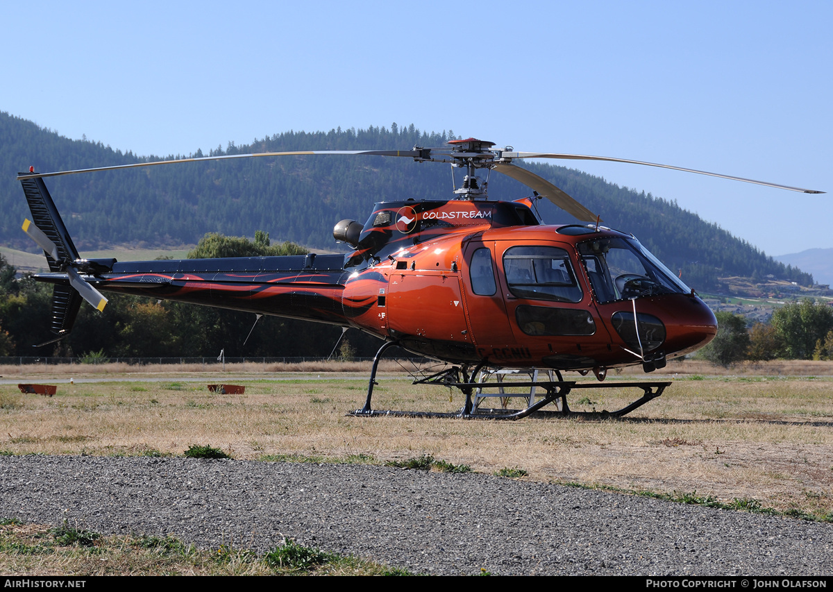Aircraft Photo of C-GGNU | Eurocopter AS-350B-2 Ecureuil | Coldstream Helicopters | AirHistory.net #182940