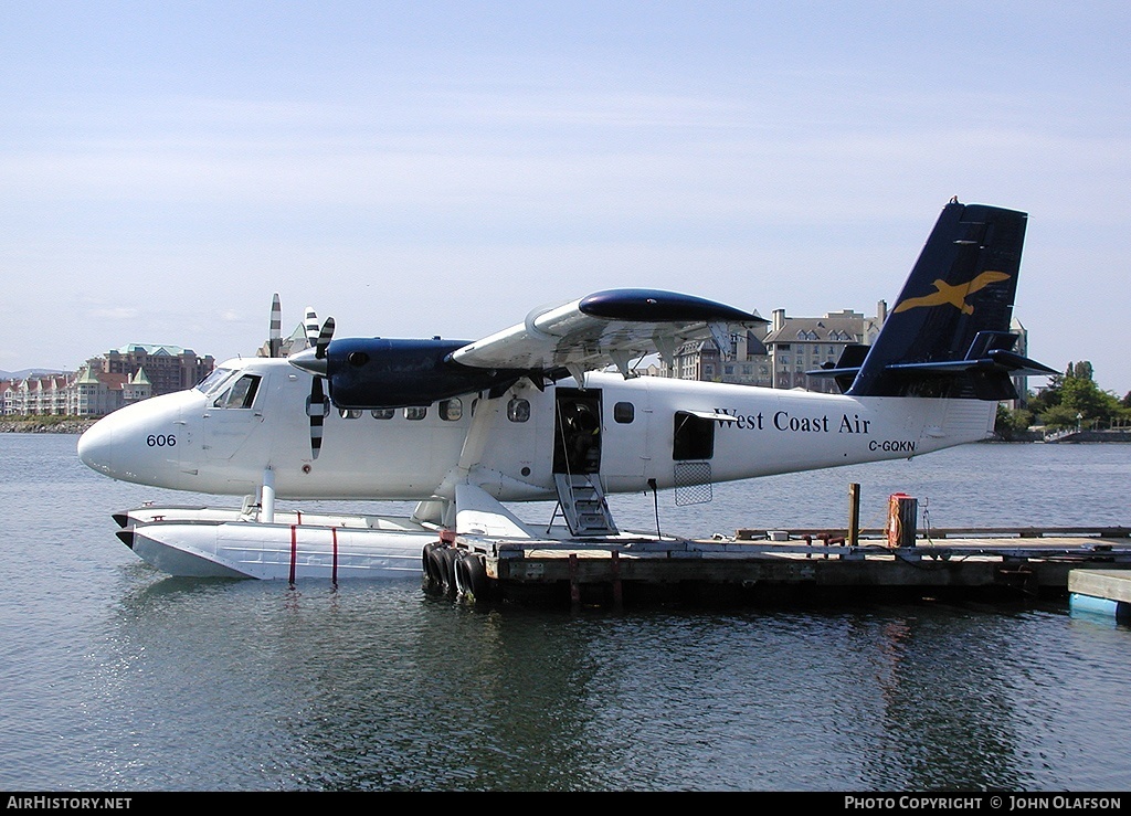 Aircraft Photo of C-GQKN | De Havilland Canada DHC-6-100 Twin Otter | West Coast Air | AirHistory.net #182942