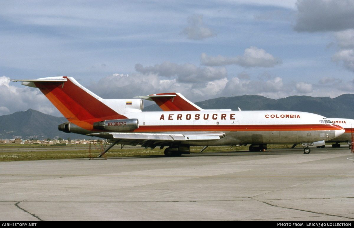 Aircraft Photo of HK-3667X | Boeing 727-23(F) | Aerosucre | AirHistory.net #182971