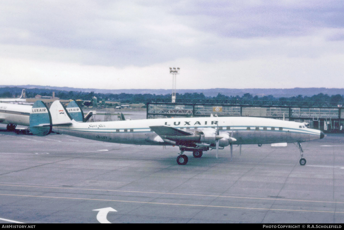 Aircraft Photo of LX-LGY | Lockheed L-1649A Starliner | Luxair | AirHistory.net #182993