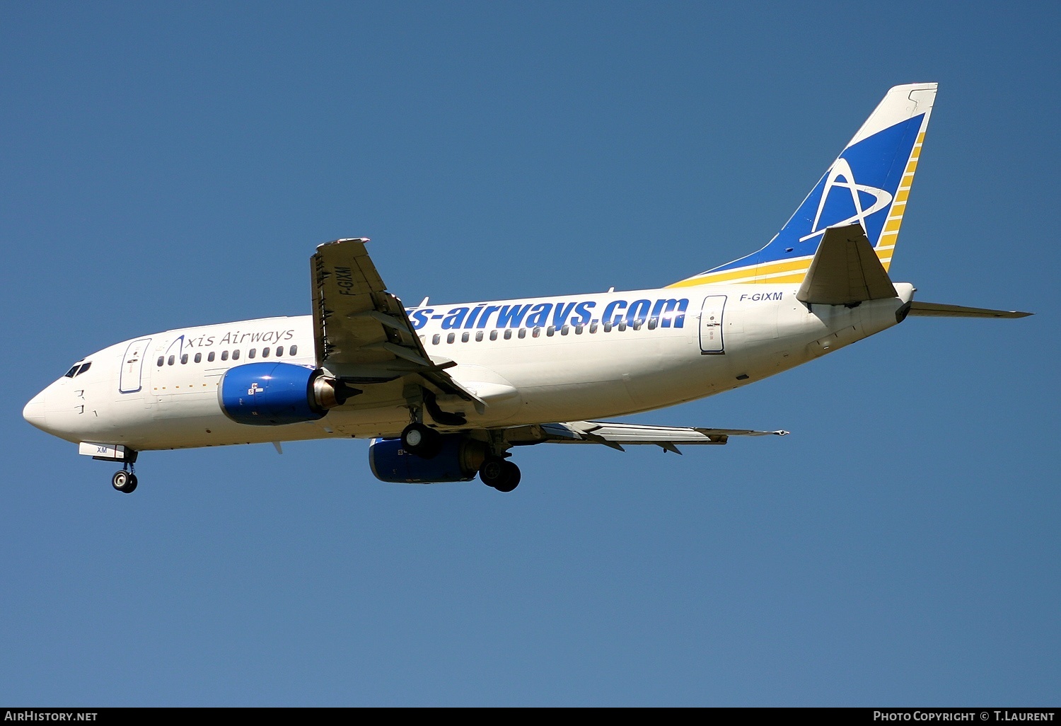 Aircraft Photo of F-GIXM | Boeing 737-36E(QC) | Axis Airways | AirHistory.net #182999