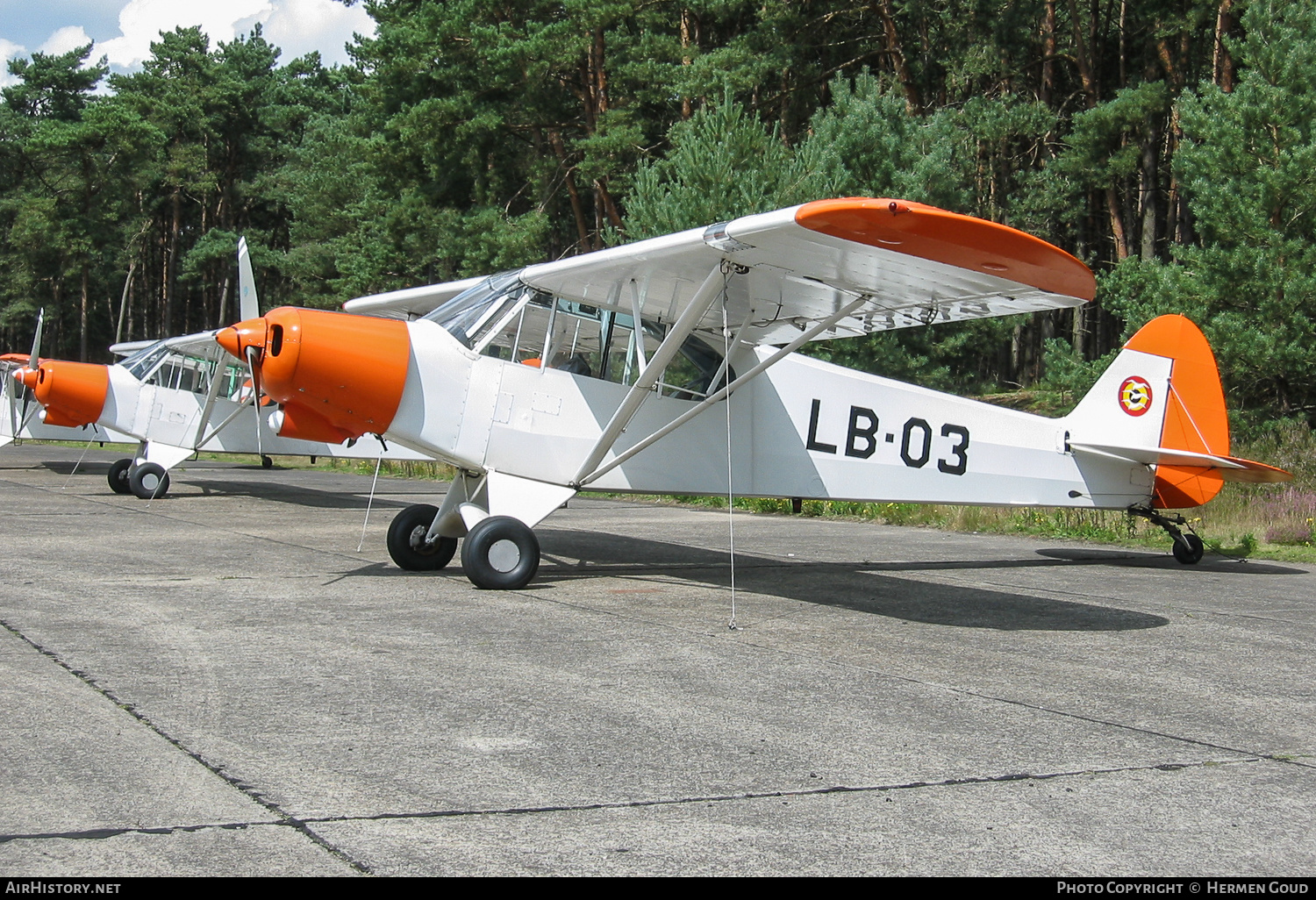 Aircraft Photo of LB03 | Piper L-21B Super Cub | Belgium - Air Force | AirHistory.net #183003