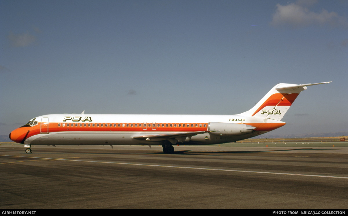 Aircraft Photo of N904AK | McDonnell Douglas DC-9-32 | PSA - Pacific Southwest Airlines | AirHistory.net #183023