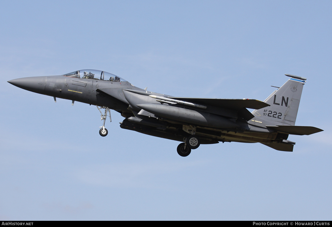 Aircraft Photo of 97-0222 / AF97-222 | Boeing F-15E Strike Eagle | USA - Air Force | AirHistory.net #183035