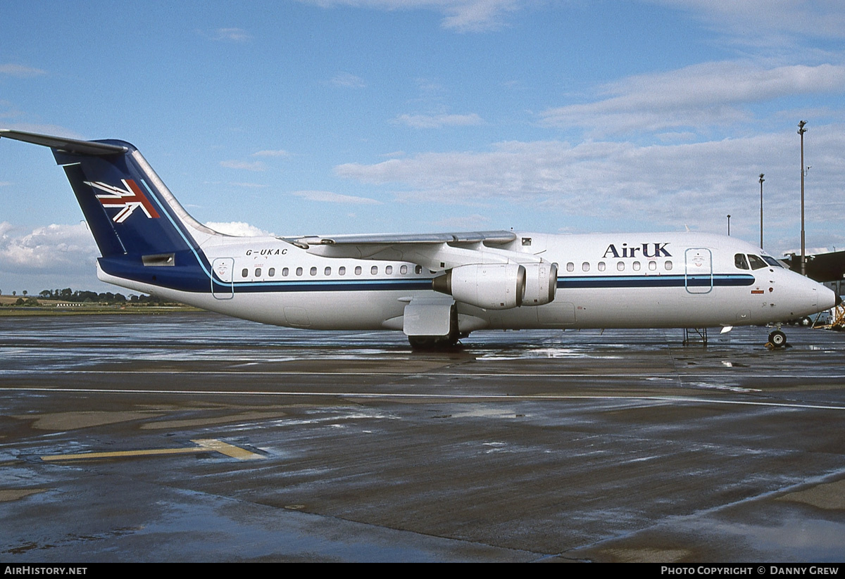 Aircraft Photo of G-UKAC | British Aerospace BAe-146-300 | Air UK | AirHistory.net #183037