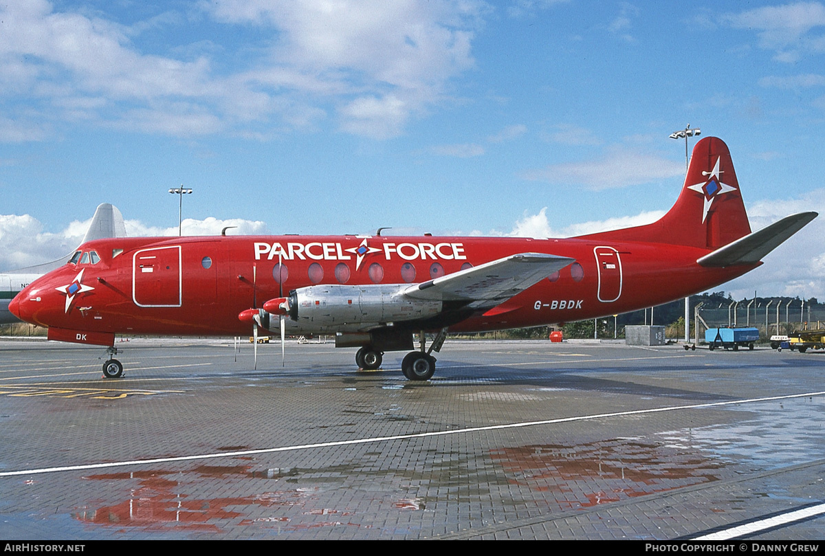 Aircraft Photo of G-BBDK | Vickers 808C Freightmaster | Parcelforce | AirHistory.net #183096