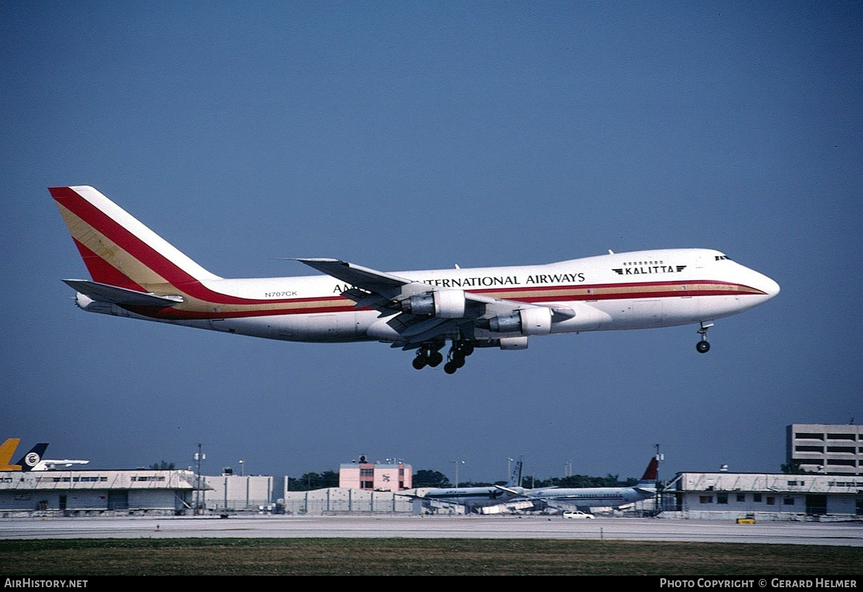 Aircraft Photo of N707CK | Boeing 747-269B(SF) | American International Airways | AirHistory.net #183135