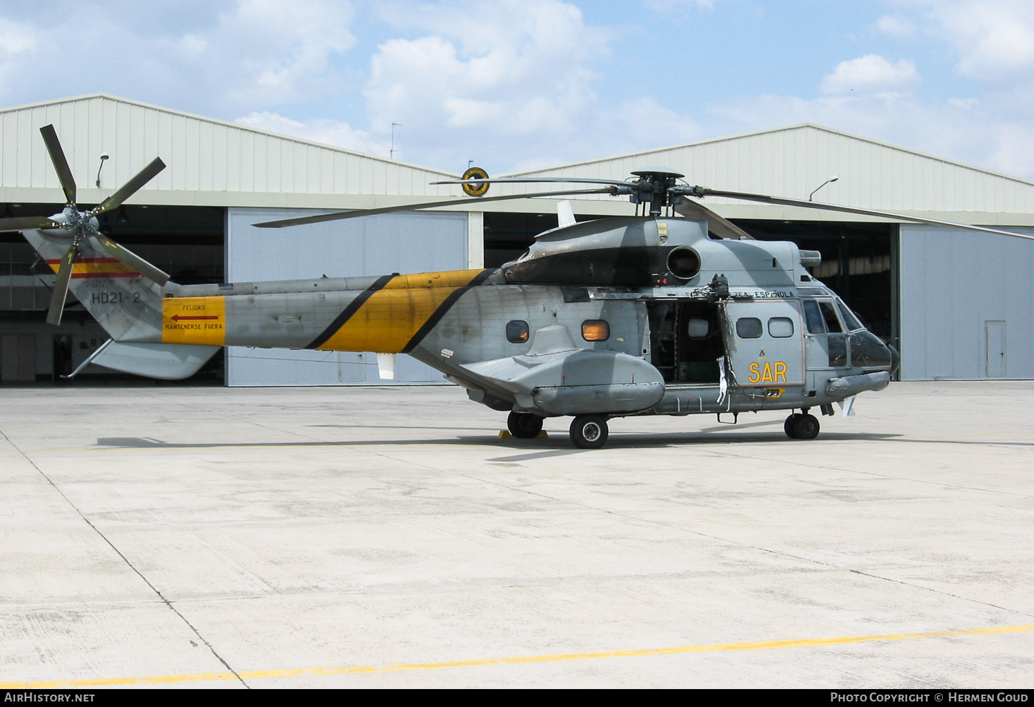 Aircraft Photo of HD.21-02 / HD.21-2 | Aerospatiale AS-332B Super Puma | Spain - Air Force | AirHistory.net #183140