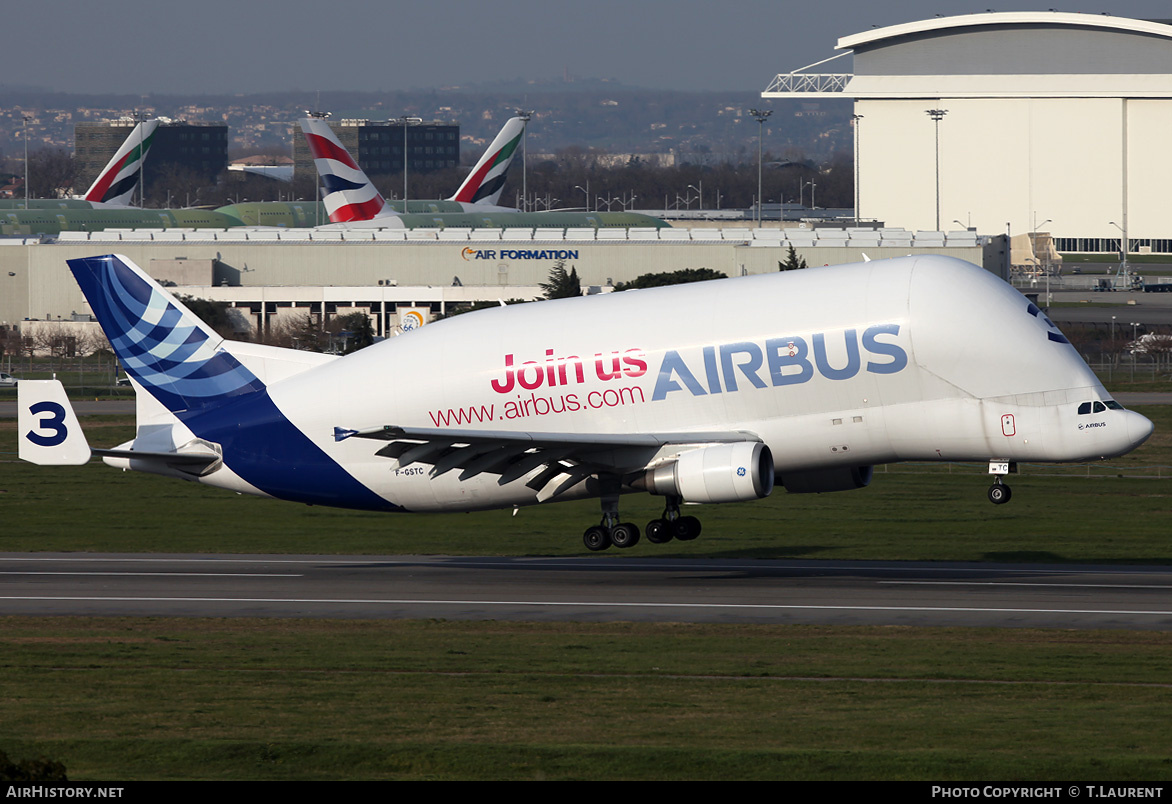 Aircraft Photo of F-GSTC | Airbus A300B4-608ST Beluga (Super Transporter) | Airbus Transport International | AirHistory.net #183321