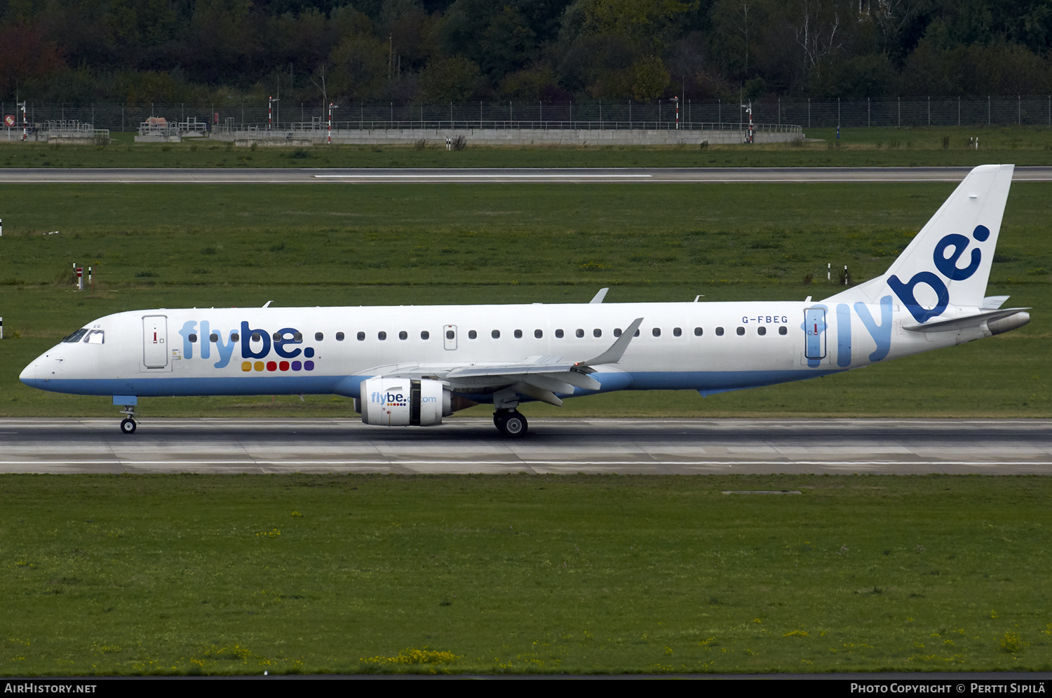 Aircraft Photo of G-FBEG | Embraer 195LR (ERJ-190-200LR) | Flybe | AirHistory.net #183323