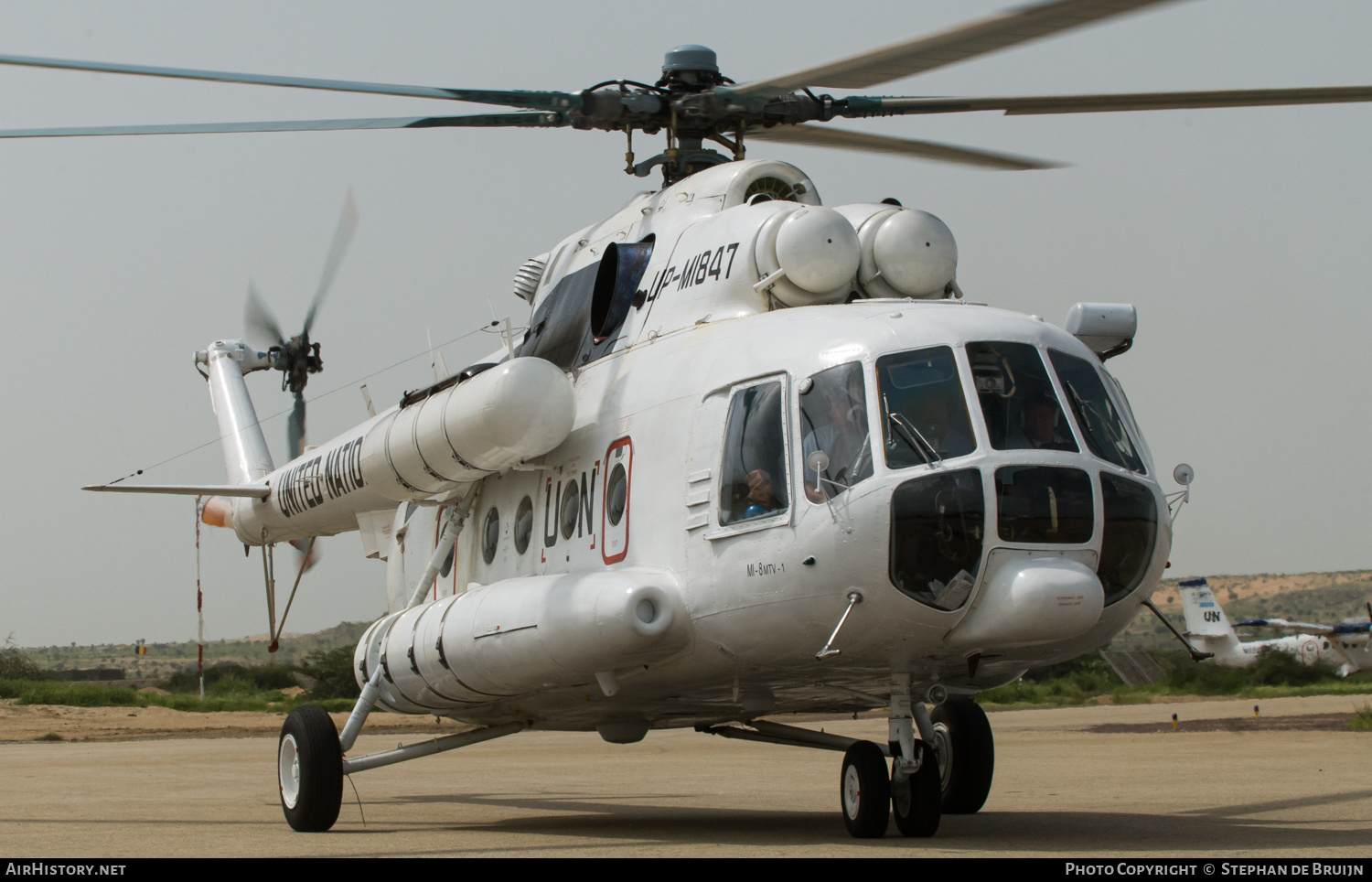 Aircraft Photo of UP-MI847 | Mil Mi-8MTV-1 | United Nations | AirHistory.net #183334