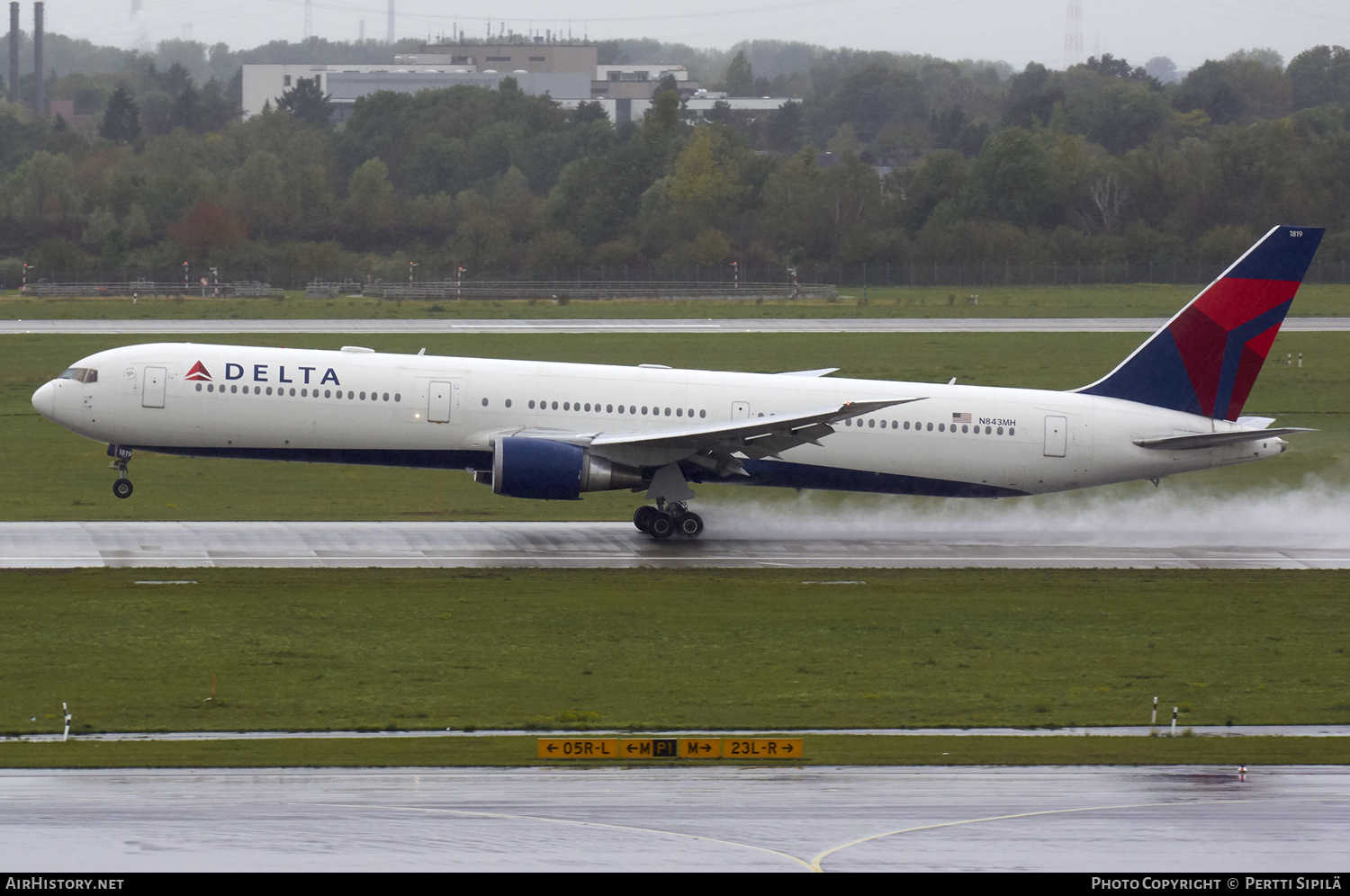 Aircraft Photo of N843MH | Boeing 767-432/ER | Delta Air Lines | AirHistory.net #183352