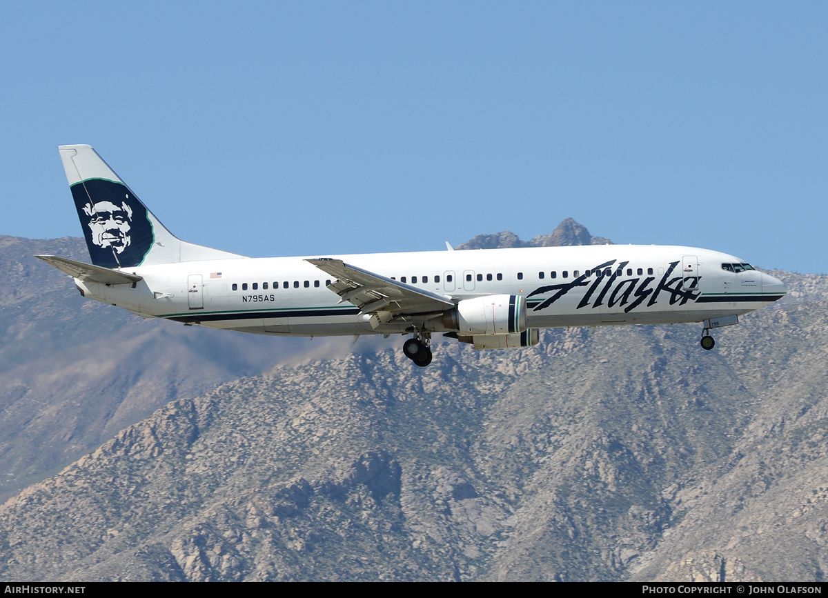 Aircraft Photo of N795AS | Boeing 737-490 | Alaska Airlines | AirHistory.net #183419
