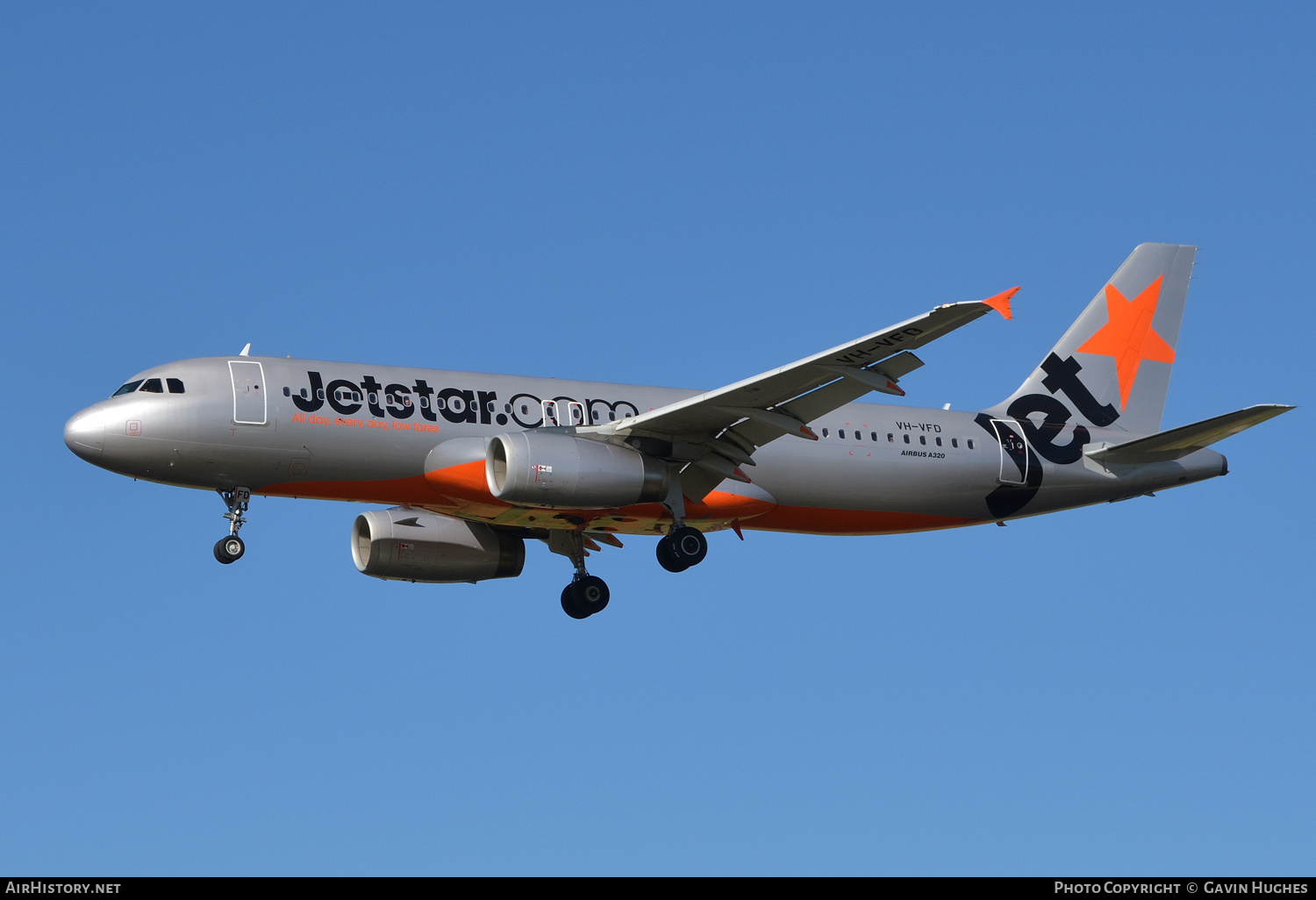 Aircraft Photo of VH-VFD | Airbus A320-232 | Jetstar Airways | AirHistory.net #183424
