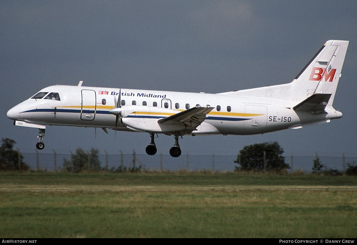 Aircraft Photo of SE-ISO | Saab-Fairchild SF-340A | British Midland Airways - BMA | AirHistory.net #183430