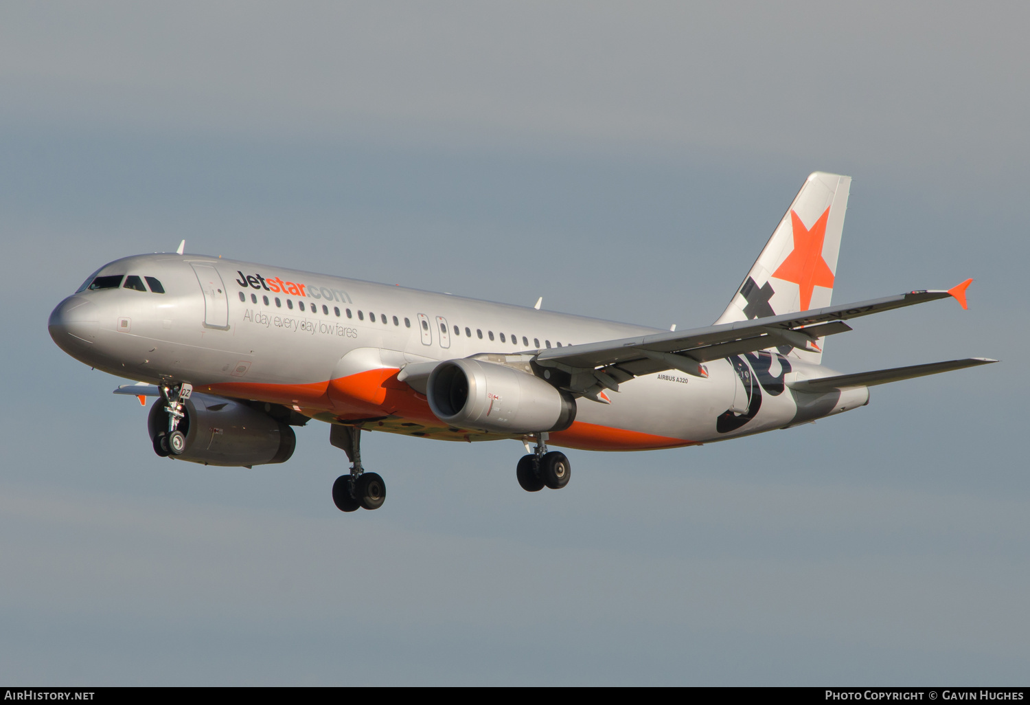 Aircraft Photo of VH-VQZ | Airbus A320-232 | Jetstar Airways | AirHistory.net #183437