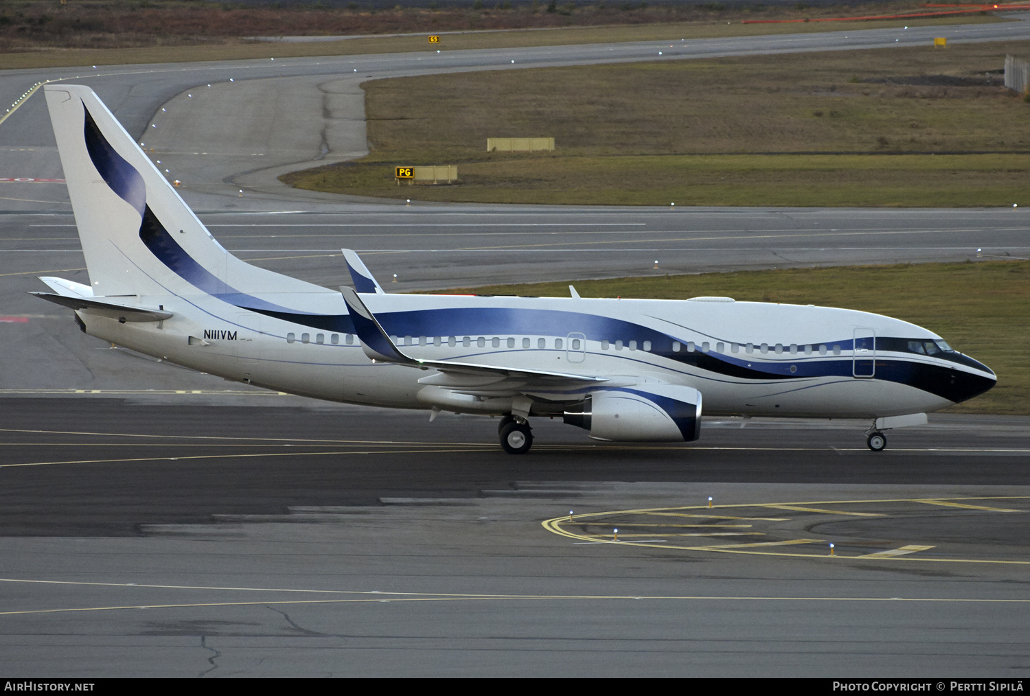 Aircraft Photo of N111VM | Boeing 737-7GV BBJ | AirHistory.net #183507