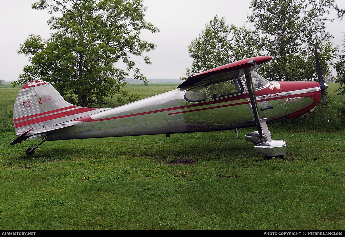 Aircraft Photo of CF-ZAH | Cessna 170A | AirHistory.net #183510