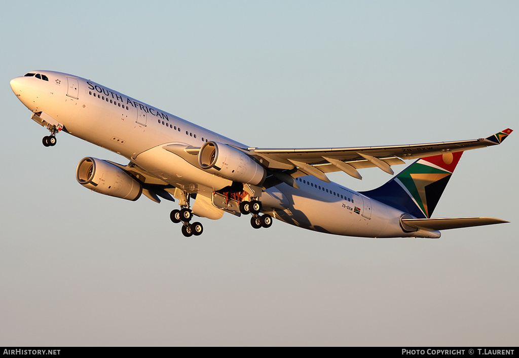 Aircraft Photo of ZS-SXW | Airbus A330-243 | South African Airways | AirHistory.net #183536