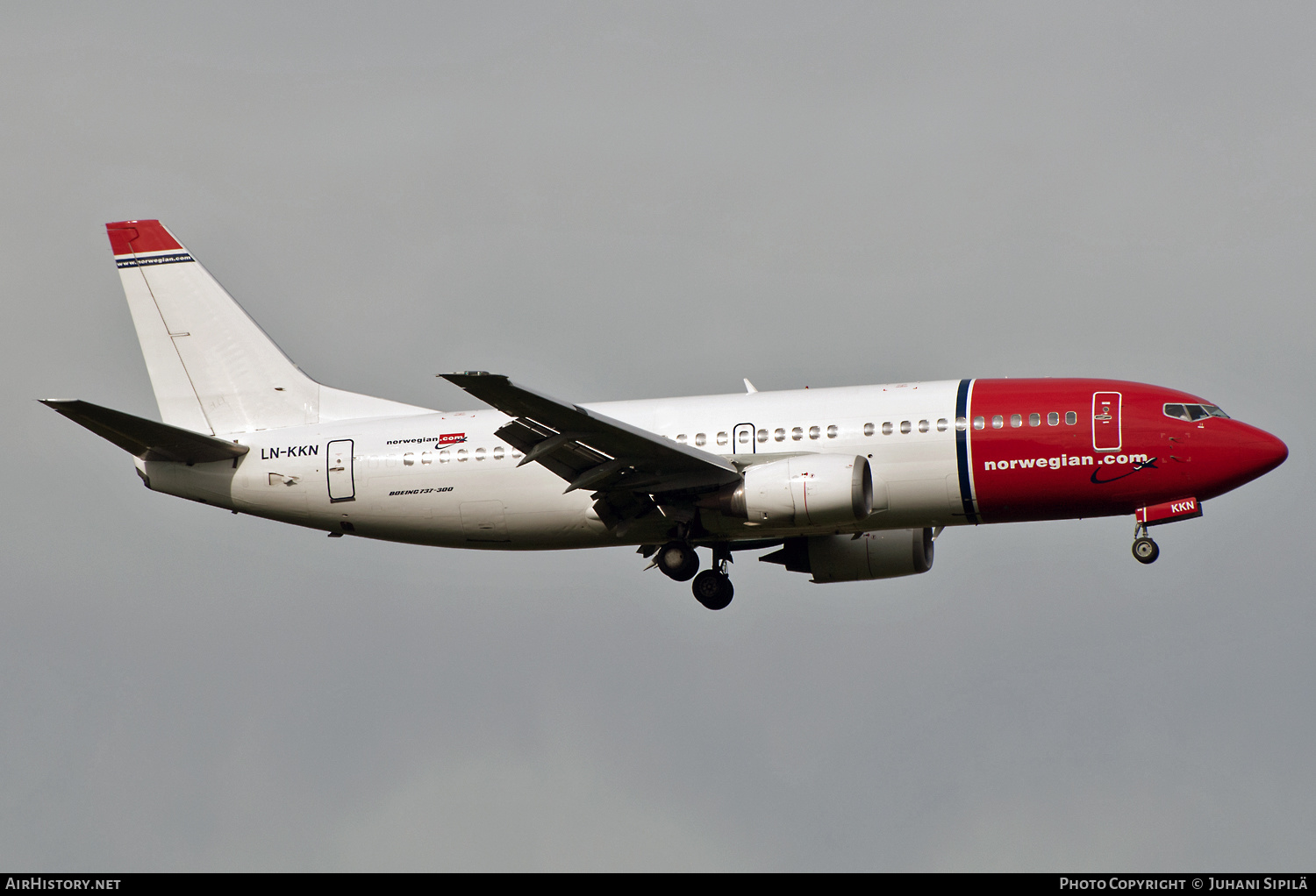 Aircraft Photo of LN-KKN | Boeing 737-3Y0 | Norwegian | AirHistory.net #183552