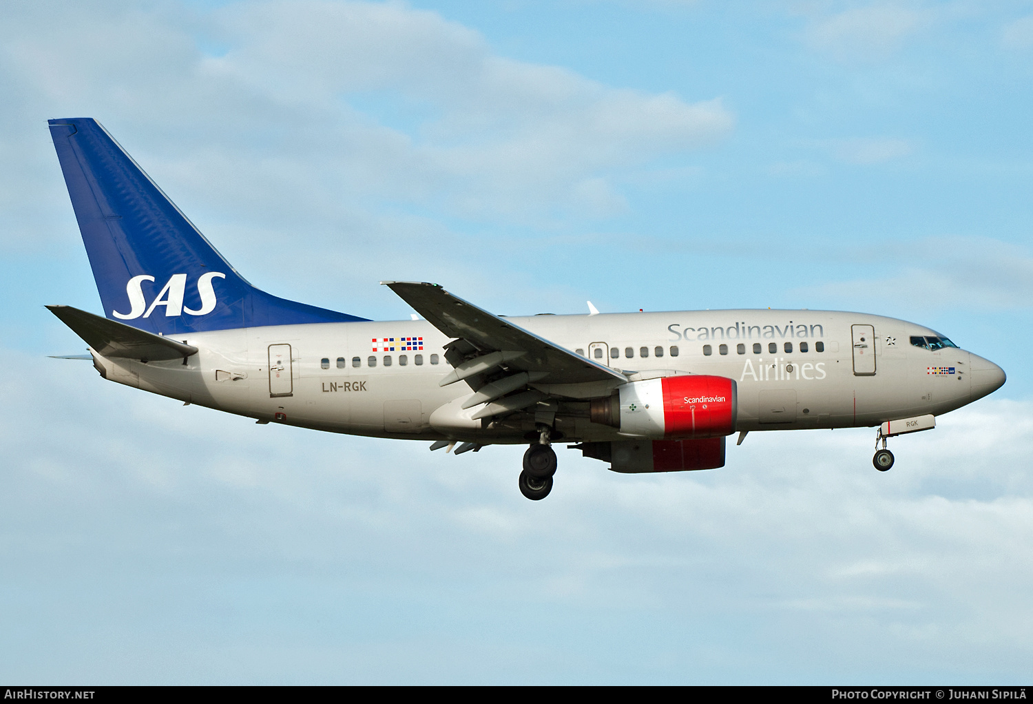 Aircraft Photo of LN-RGK | Boeing 737-683 | Scandinavian Airlines - SAS | AirHistory.net #183599