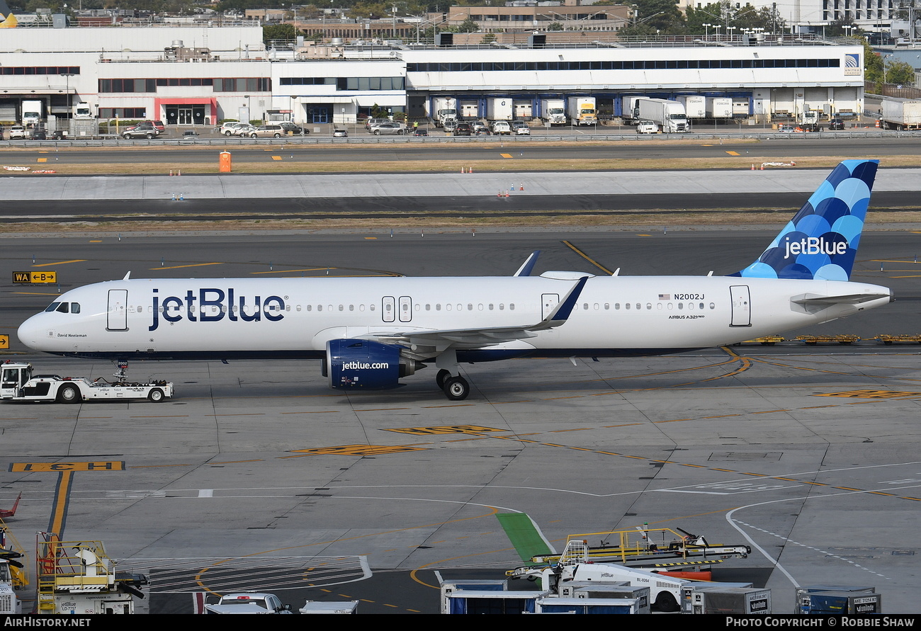 Aircraft Photo of N2002J | Airbus A321-271NX | JetBlue Airways | AirHistory.net #183600