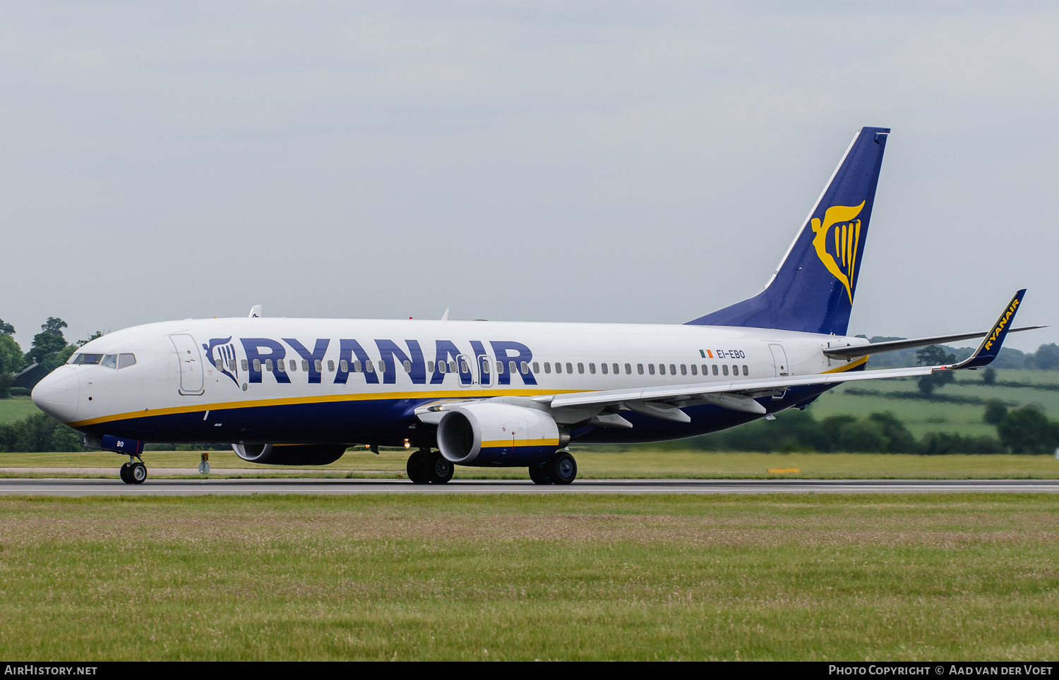 Aircraft Photo of EI-EBO | Boeing 737-8AS | Ryanair | AirHistory.net #183601