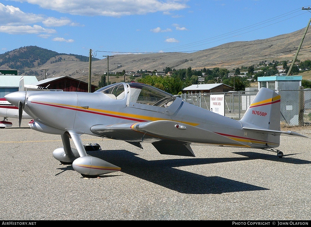 Aircraft Photo of N765BP | Van's RV-6 | AirHistory.net #183616