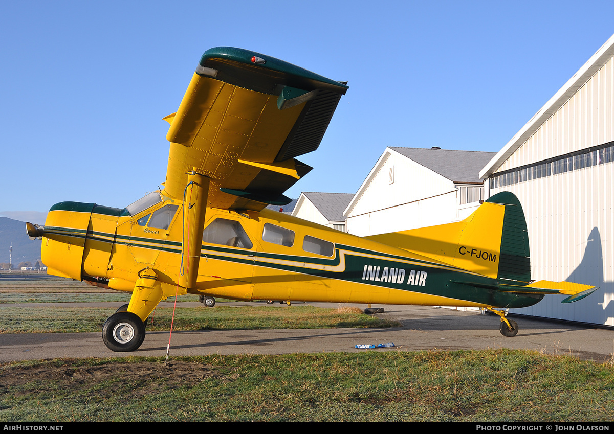 Aircraft Photo of C-FJOM | De Havilland Canada DHC-2 Beaver Mk1 | Inland Air Charter | AirHistory.net #183617