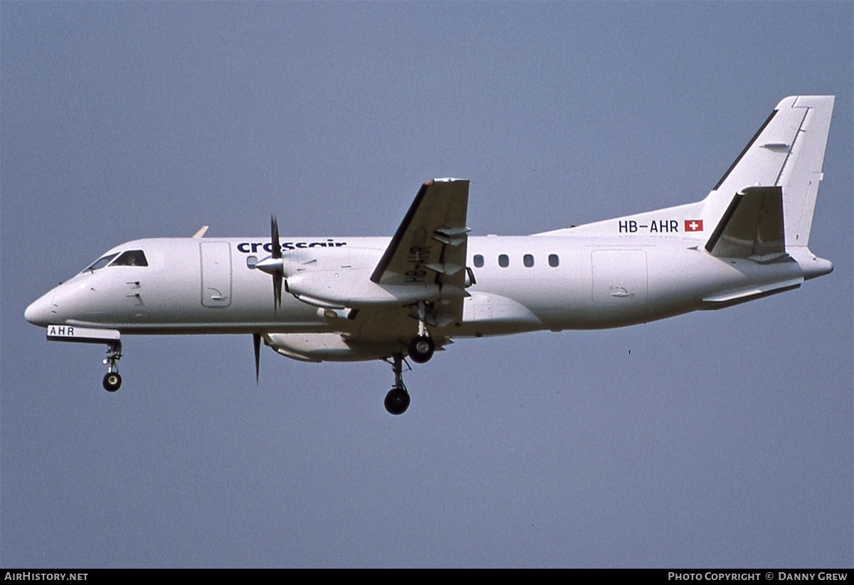 Aircraft Photo of HB-AHR | Saab 340A | Crossair | AirHistory.net #183638