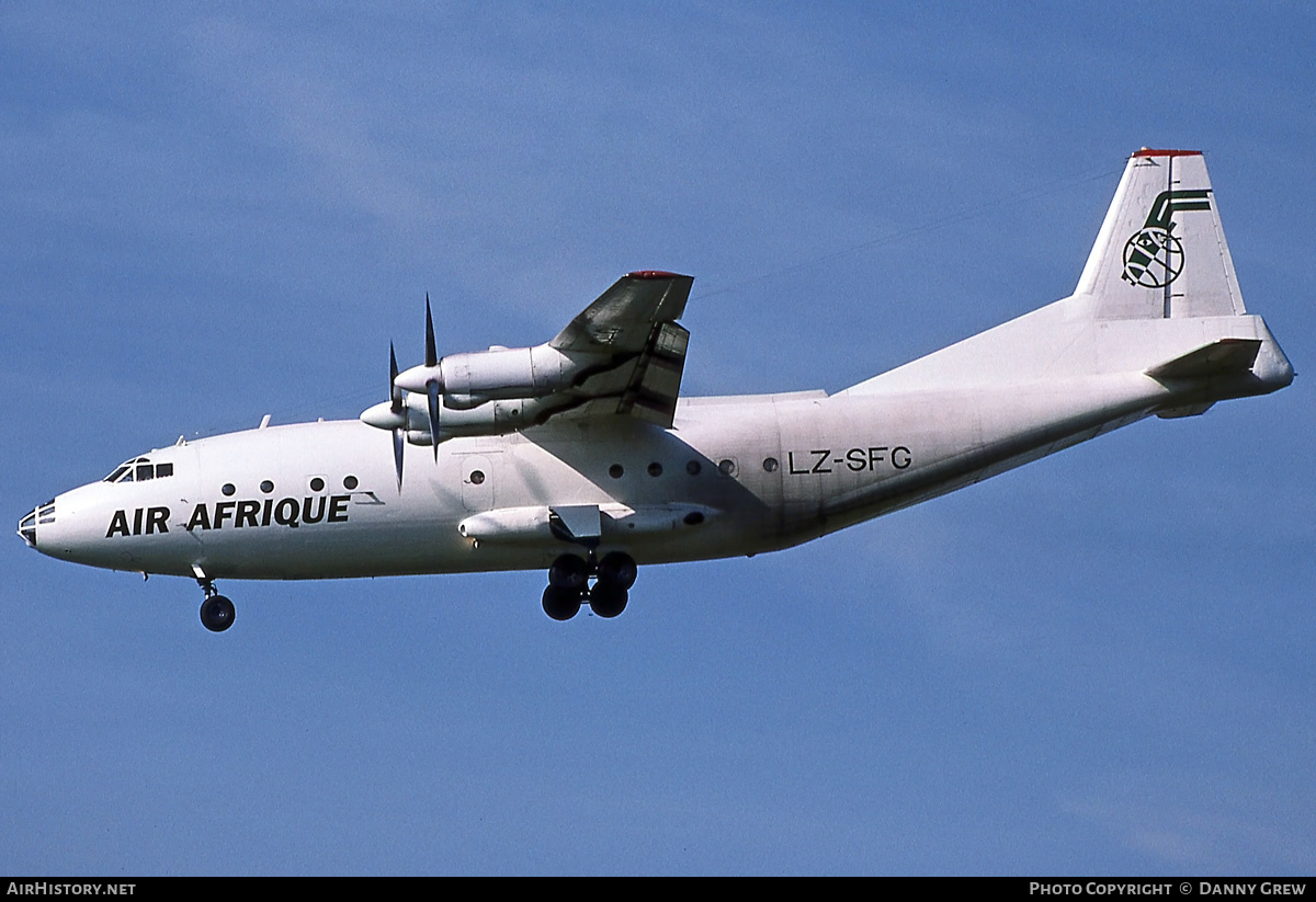 Aircraft Photo of LZ-SFG | Antonov An-12BP | Air Afrique | AirHistory.net #183641