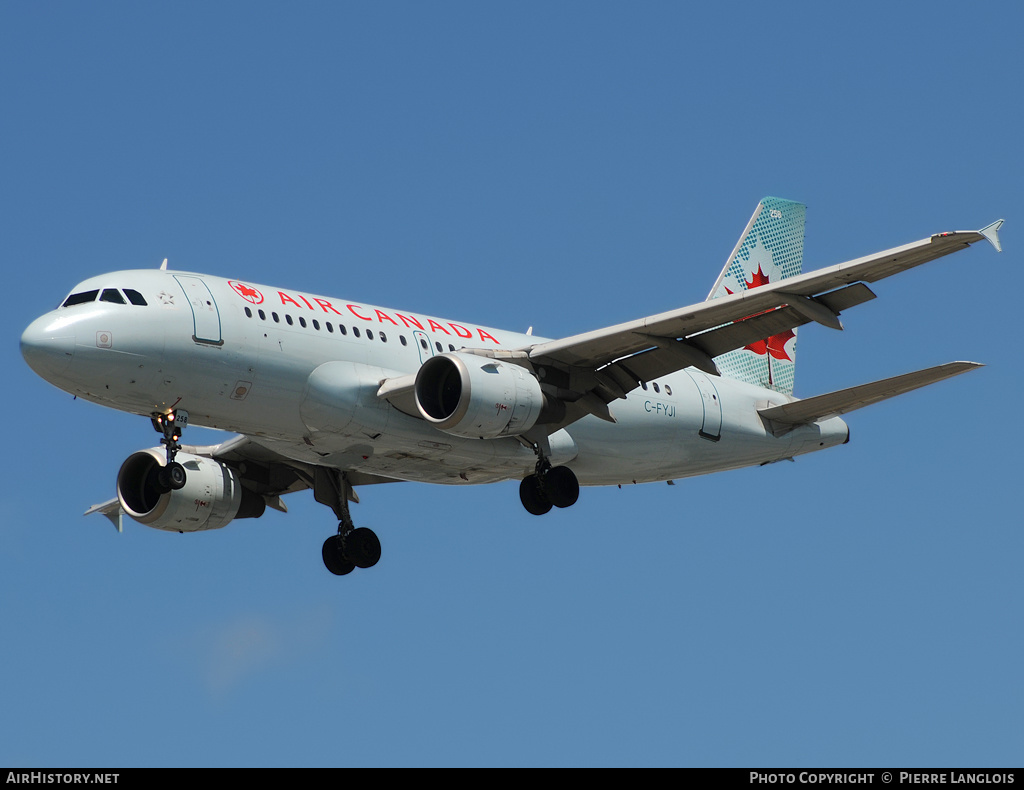 Aircraft Photo of C-FYJI | Airbus A319-114 | Air Canada | AirHistory.net #183653